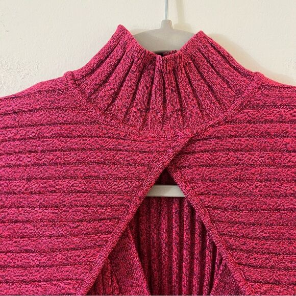 Ronny Kobo Garner Knit Top Ribbed Sweater Set Two Piece Shrug fuchsia multi XS - Picture 5 of 16